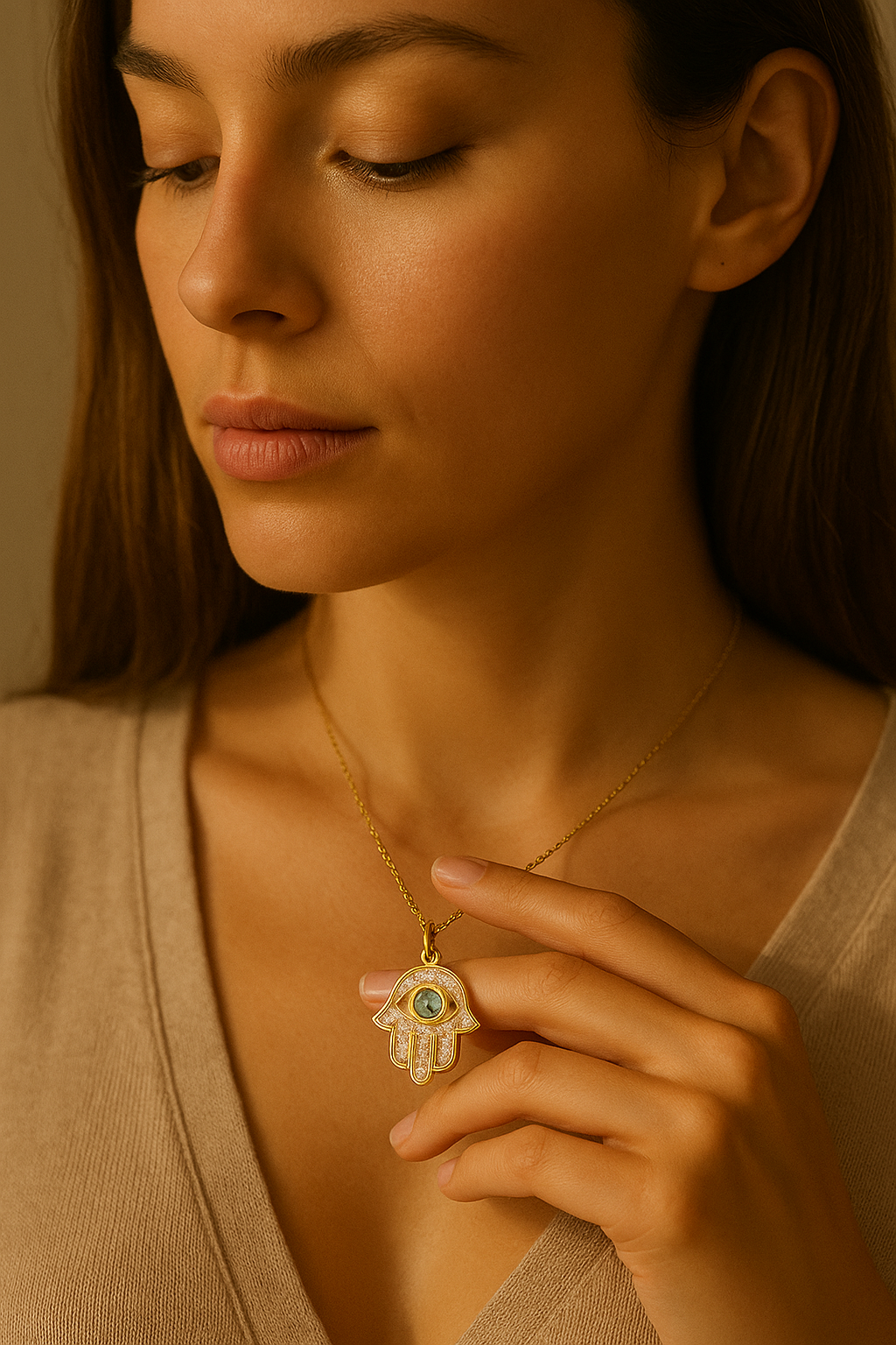 The Hamsa Necklace