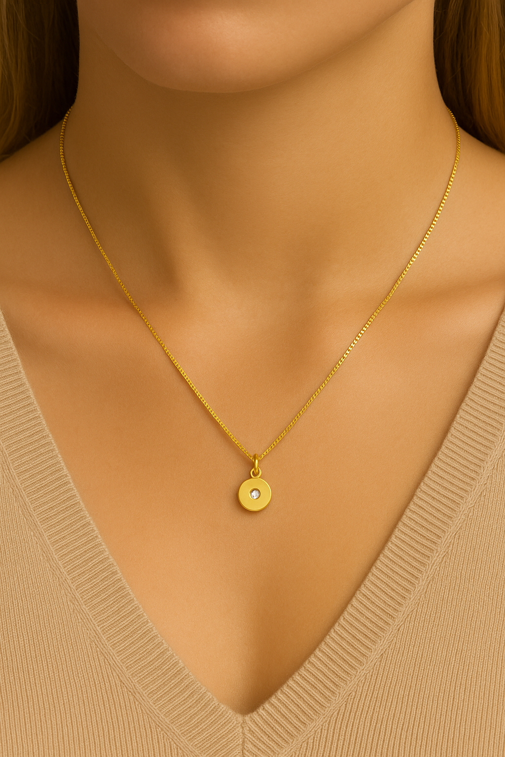 The Sol Disc Necklace