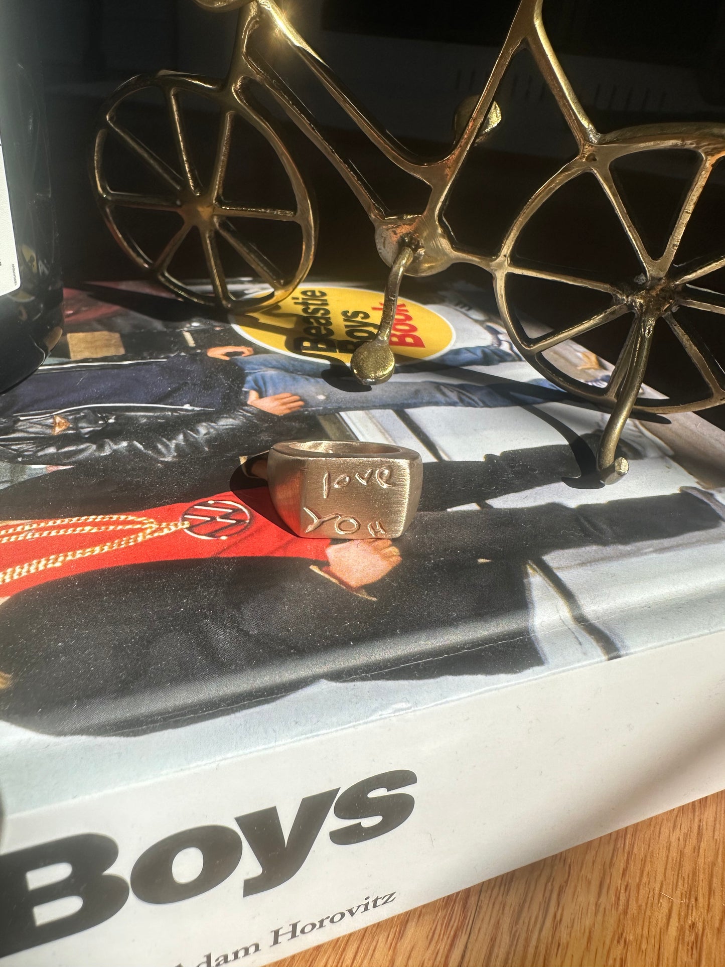 Love Note Square Signet Ring